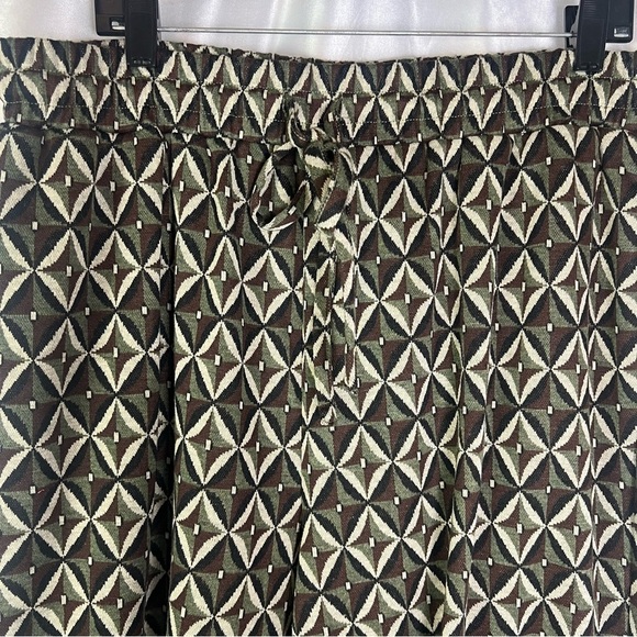 Nina Parker Geometric Camo Wide Leg Pull-On Pants 1X | Streetwear Statement - Picture 2 of 8